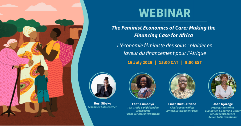 The Feminist Economics of Care: Making the Financing Case for Africa